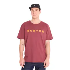 BURTON - Polera Manga Corta Hombre Horizon Burdeo