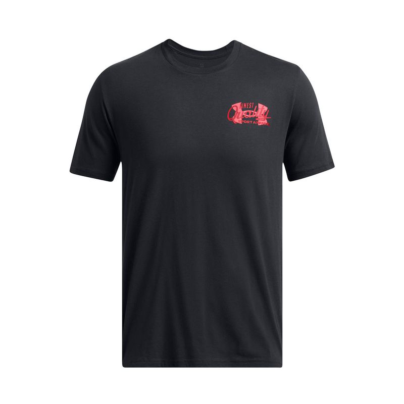 UNDER ARMOUR - Polera manga corta Vintage hombre Negro UNDER ARMOUR
