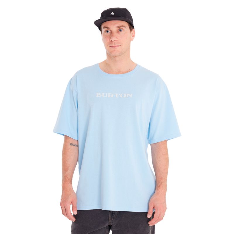 BURTON - Polera manga corta Hombre Shirt Short Sl Celeste BURTON