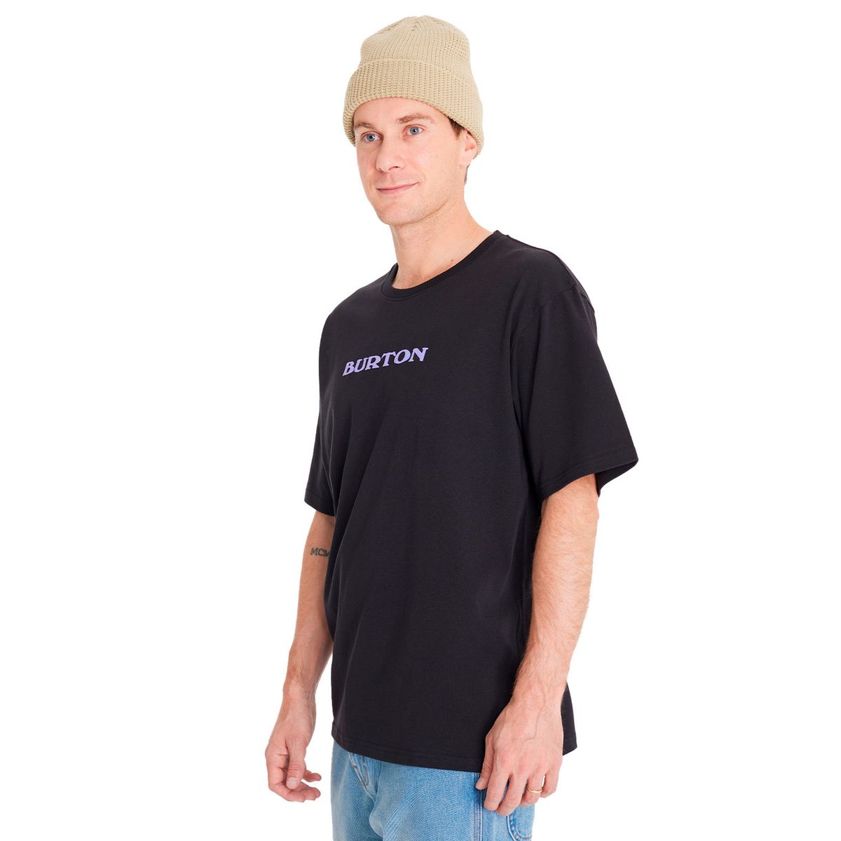 BURTON - Polera Manga Corta Hombre Mystic Negra BURTON