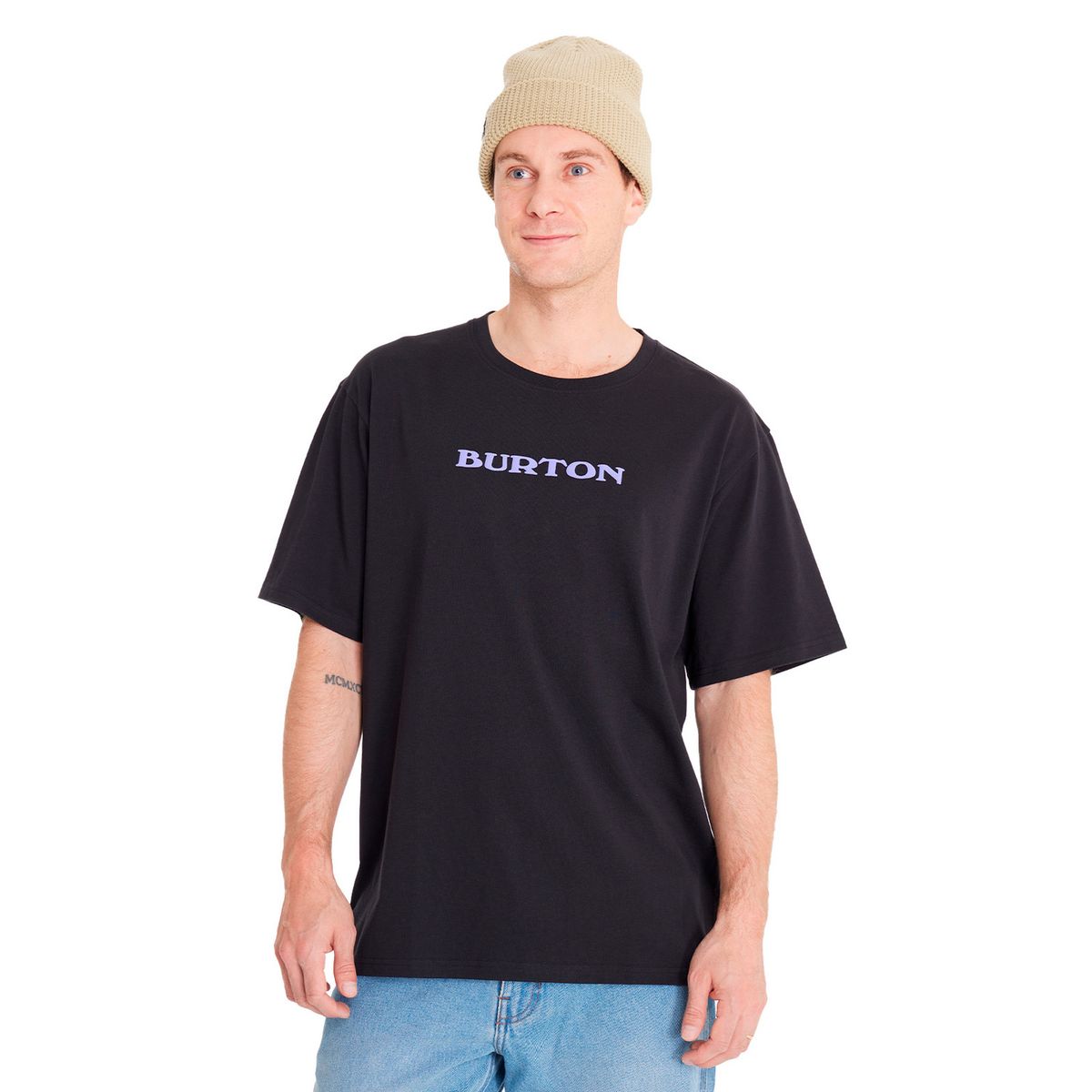BURTON - Polera Manga Corta Hombre Mystic Negra BURTON
