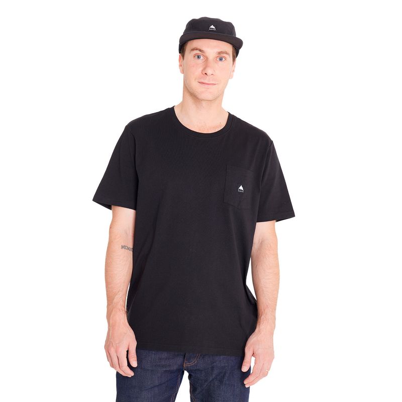 BURTON - Polera manga corta Hombre T-Shirt SS Negro BURTON