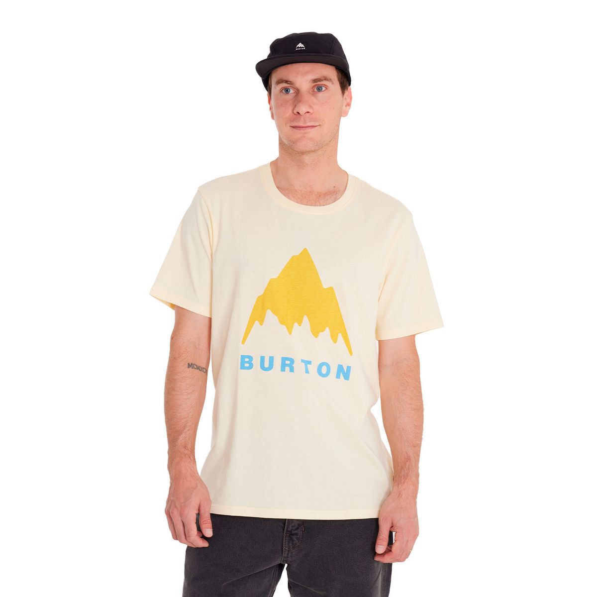 BURTON - Polera manga corta Hombre Short Sl Amarillo BURTON