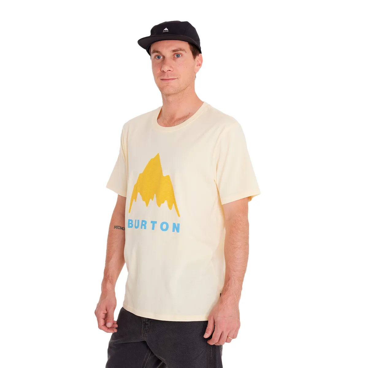 BURTON - Polera manga corta Hombre Short Sl Amarillo BURTON