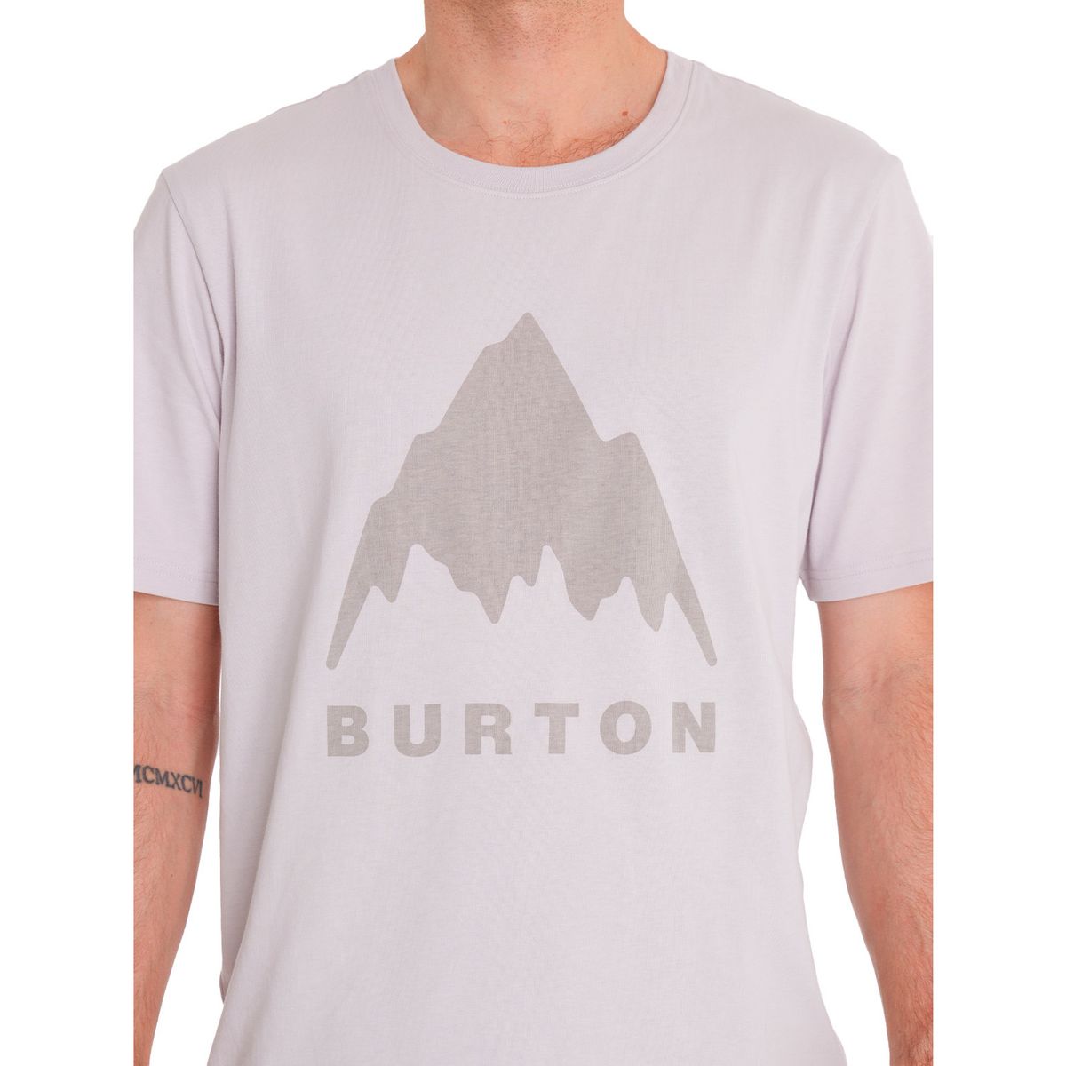 BURTON - Polera manga corta Hombre Short Sl Gris BURTON
