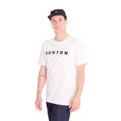 BURTON - Polera manga corta Hombre Short Sl Blanco