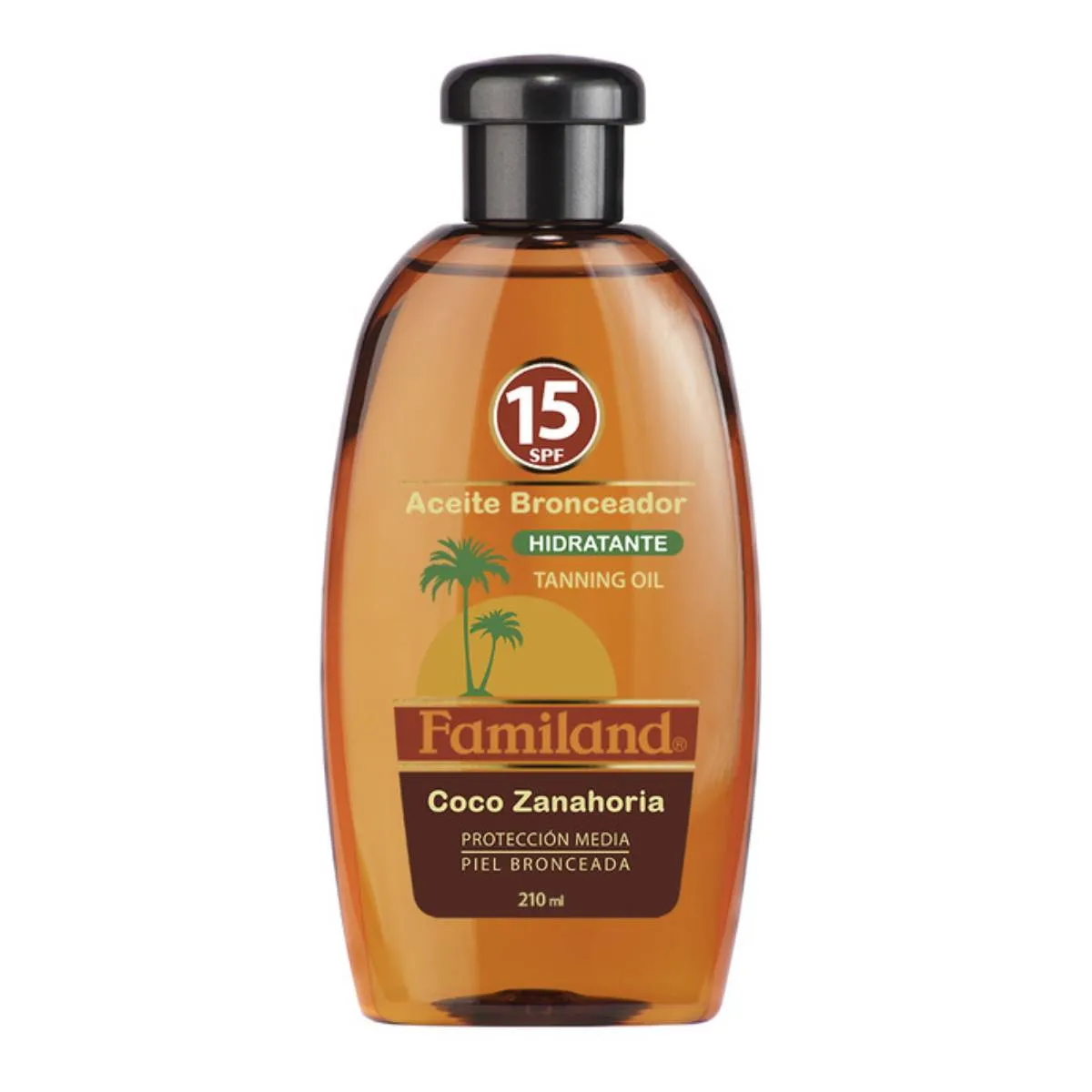 FAMILAND - Familand Bronceador Solar F15 Coco Zanahoria 210 Ml