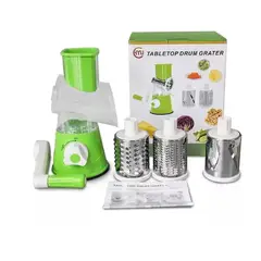 GENERICO - Rebanador Rayador De Queso Cortador Vegetales Frutas Color