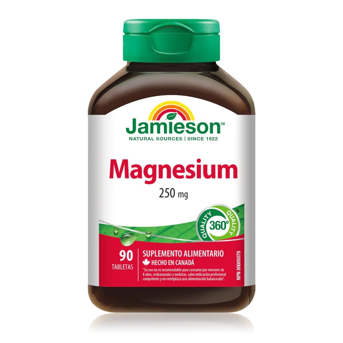JAMESON - Magnesio Ultra Fuerte Jamieson 250mg 90 Tabletas