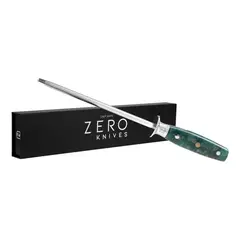 ZERO KNIVES - Chaira Astil Espada Afiladora Cuchillos - Verde