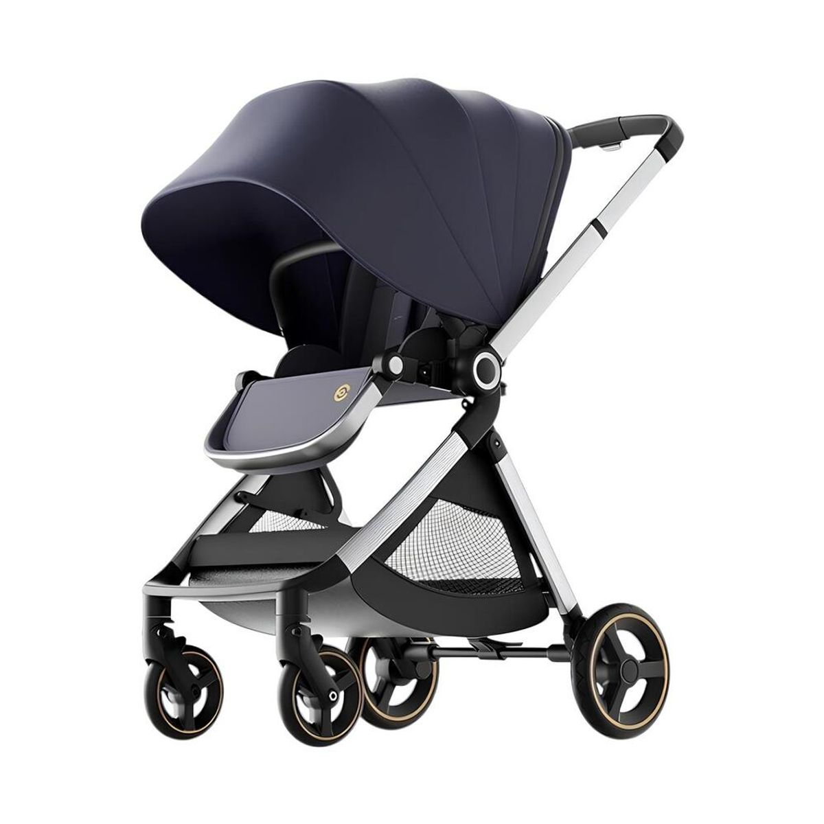 LUBABYCAS - Coche De Paseo De Aluminio 2 Modos EMU Azul LuBabycas
