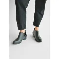 GIANI DAFIRENZE - Botin Mujer De Cuero Vinago C31 Negro