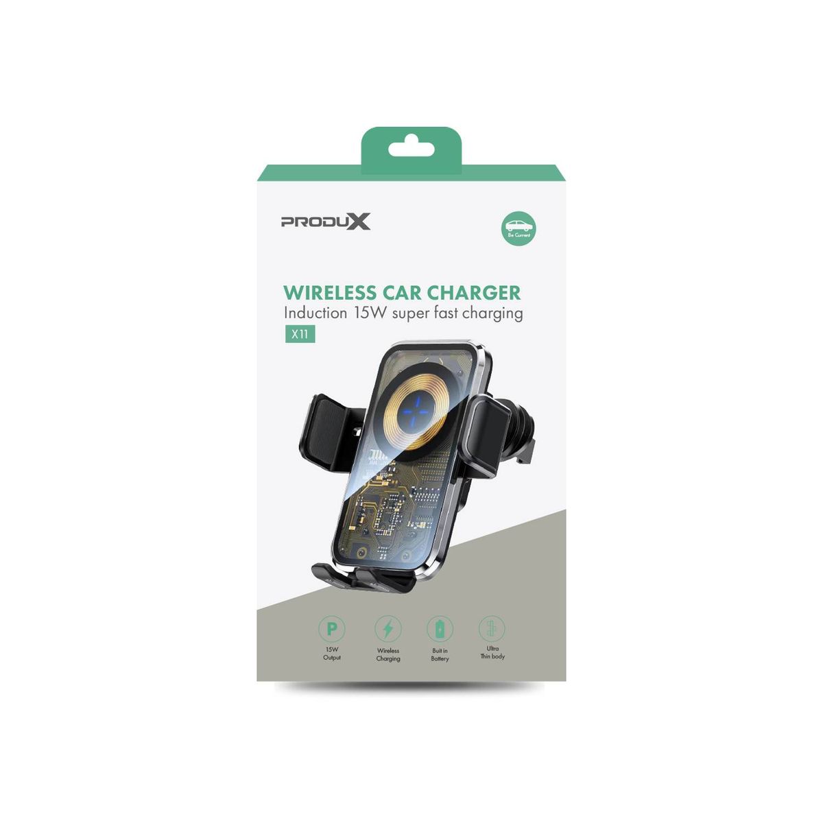 MOTOMO - Soporte de Teléfono Inalámbrico Motomo X11 para auto Fast Charge 15W