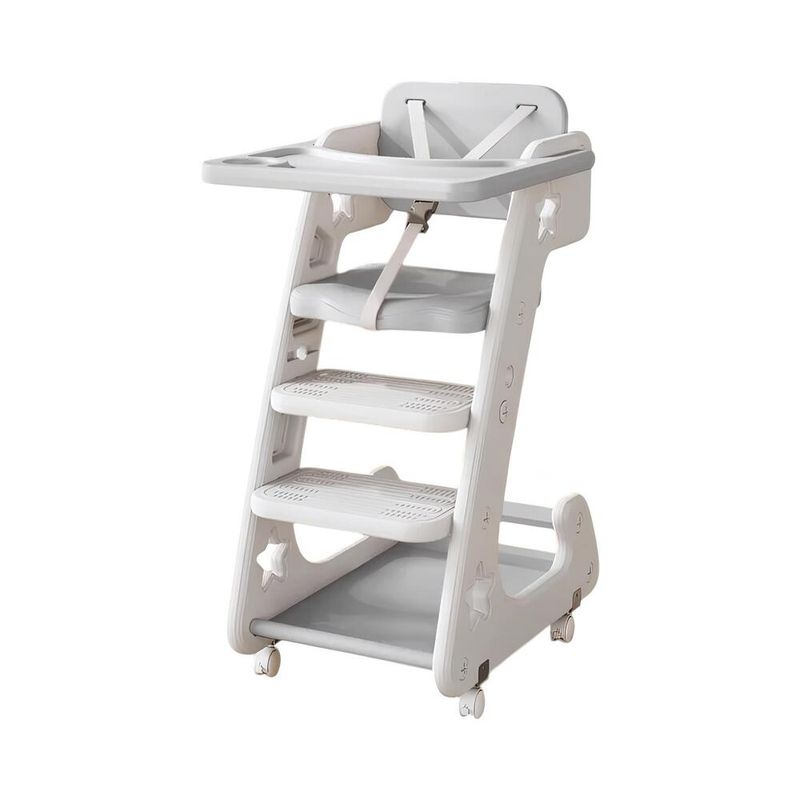 LUBABYCAS - Silla De Comer Multifuncional Growth Gris LuBabycas