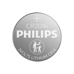 PHILIPS - Pila de Litio CR2016 x5