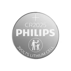 PHILIPS - Pila de Litio CR2025 x5