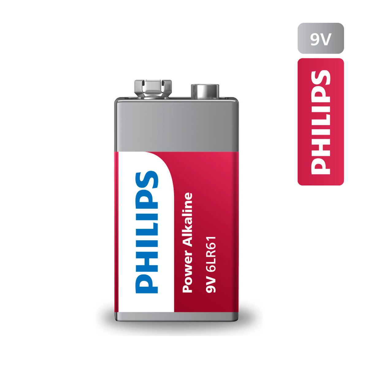 PHILIPS - Batería Alcalina Blister 9Vx1 Philips