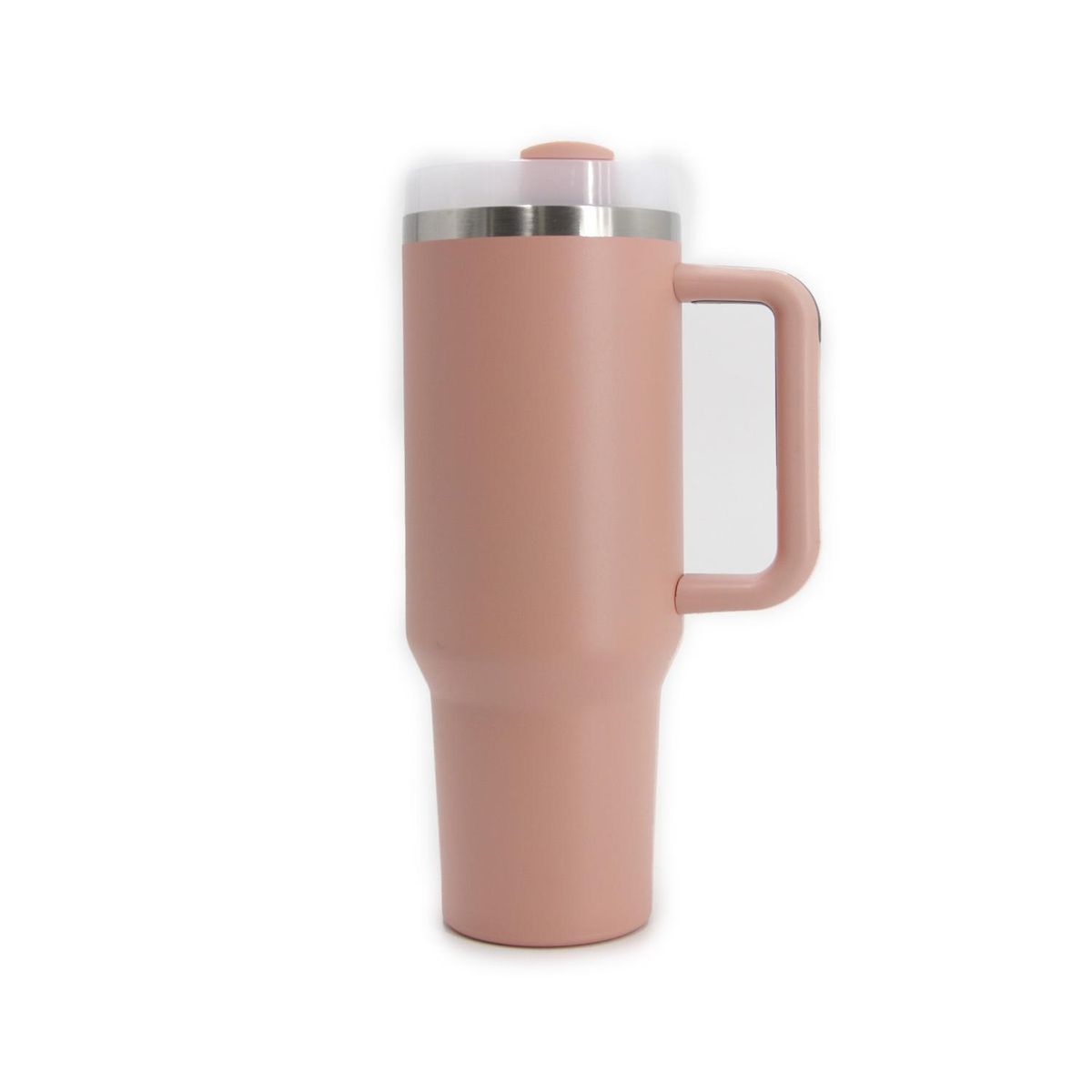 GENERICO - Vaso botella térmica 1200 ml con bombilla - Rosa - 1