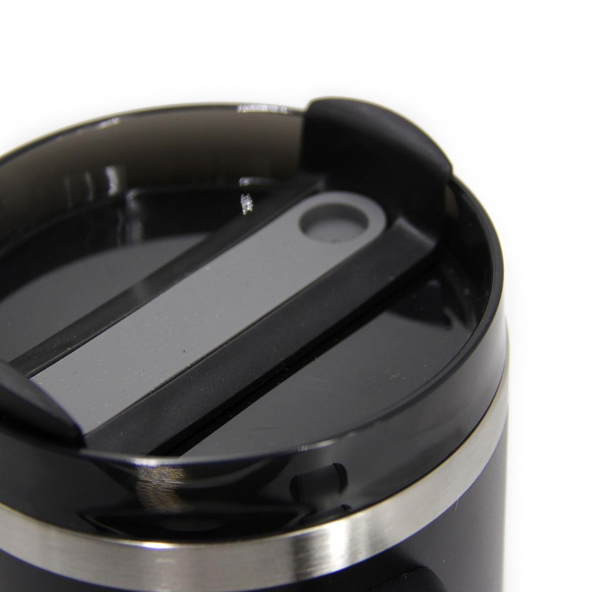 GENERICO - Vaso botella térmica 1200 ml con bombilla - Negro - 1