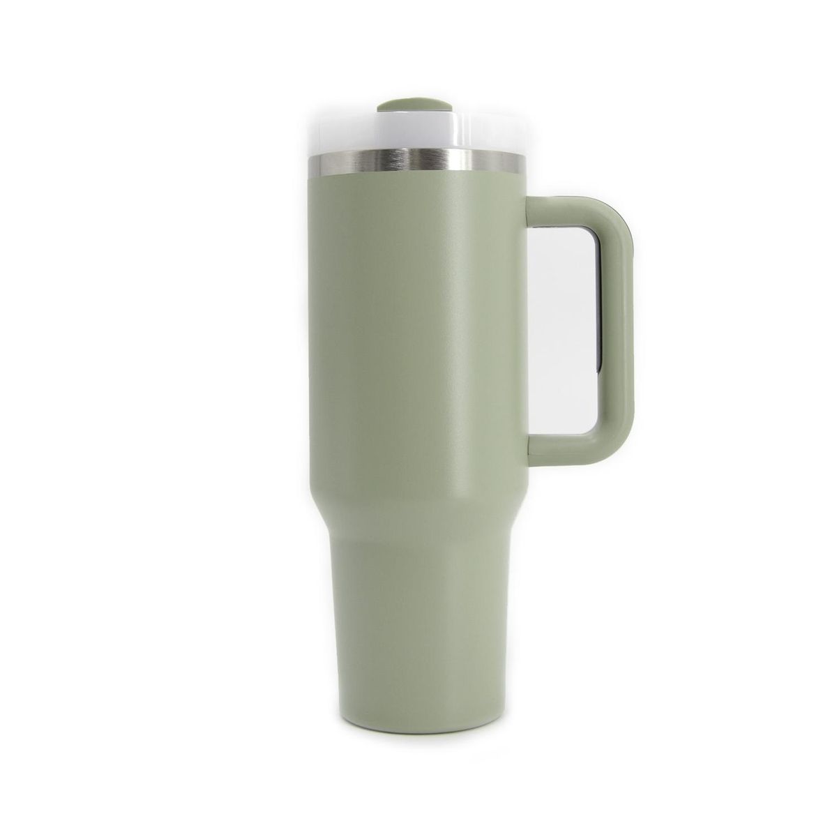 GENERICO - Vaso botella térmica 1200 ml con bombilla - Verde lima - 1