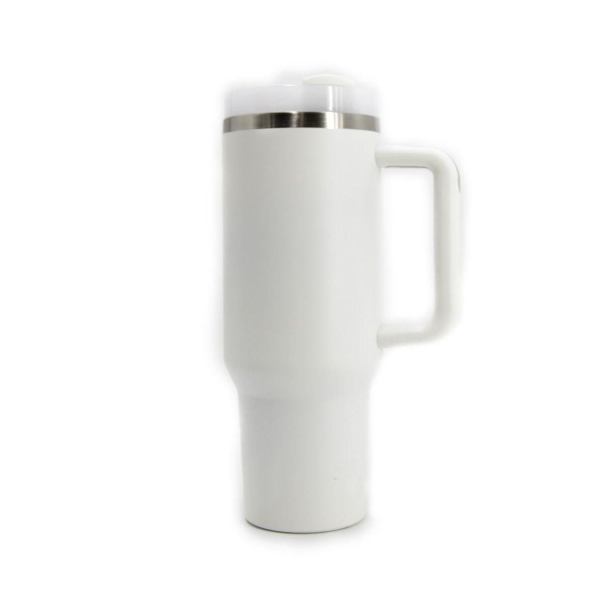 GENERICO - Vaso botella térmica 1200 ml con bombilla - Crema - 1