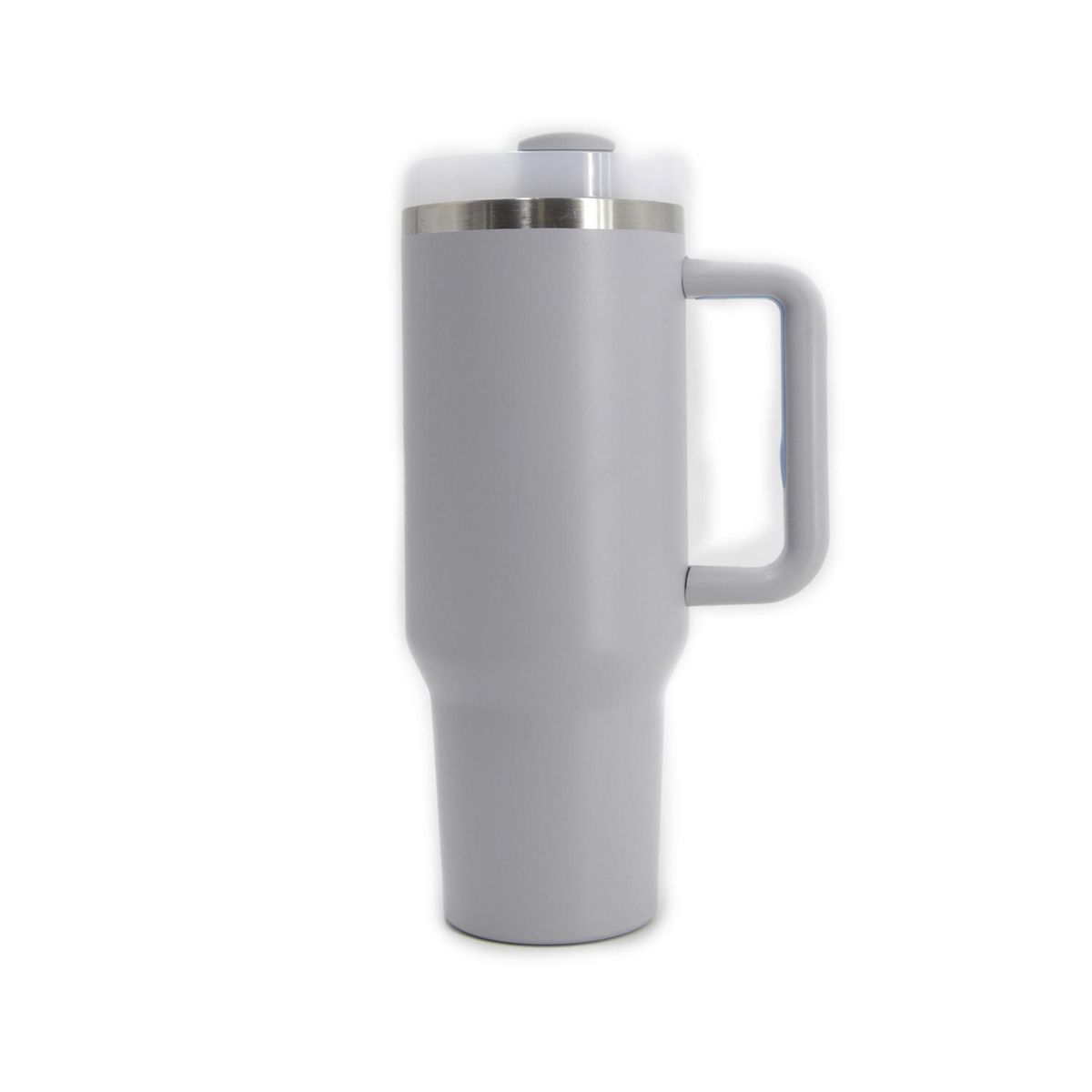 GENERICO - Vaso botella térmica 1200 ml con bombilla - Gris - 1