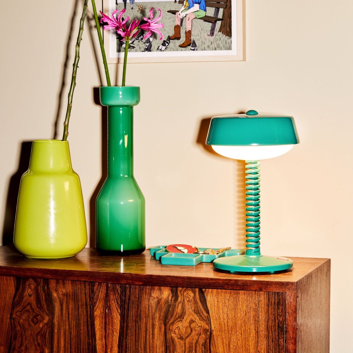 FATBOY - Lámpara de mesa Bellboy - Verde