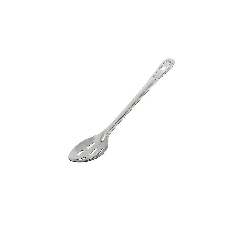 COOK IN - CUCHARA PARA SERVIR RANURADA 28 CM - Plateado