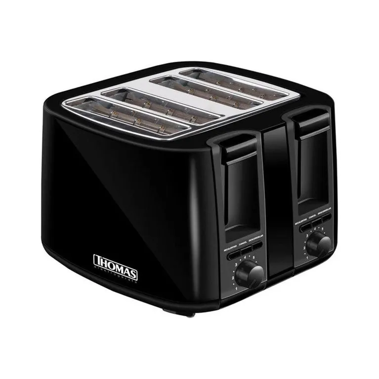 THOMAS Tostador Eléctrico TH-126 4 Panes 1500W