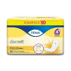 TENA - Toallas Femeninas Para IncontinenciaTena 30 Unidades