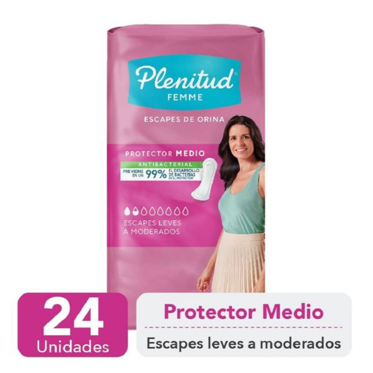 PLENITUD - Plenitud Protectores  Femme Medio 24 un