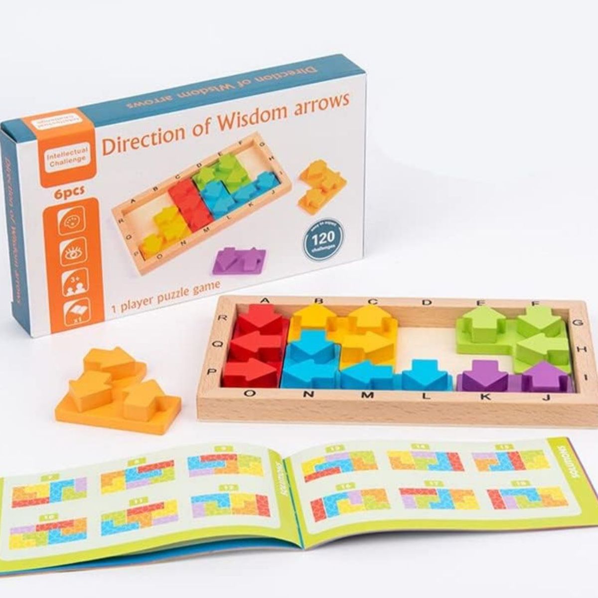 GENERICO - Encaje Portátil De Madera Para Niños Rompecabezas