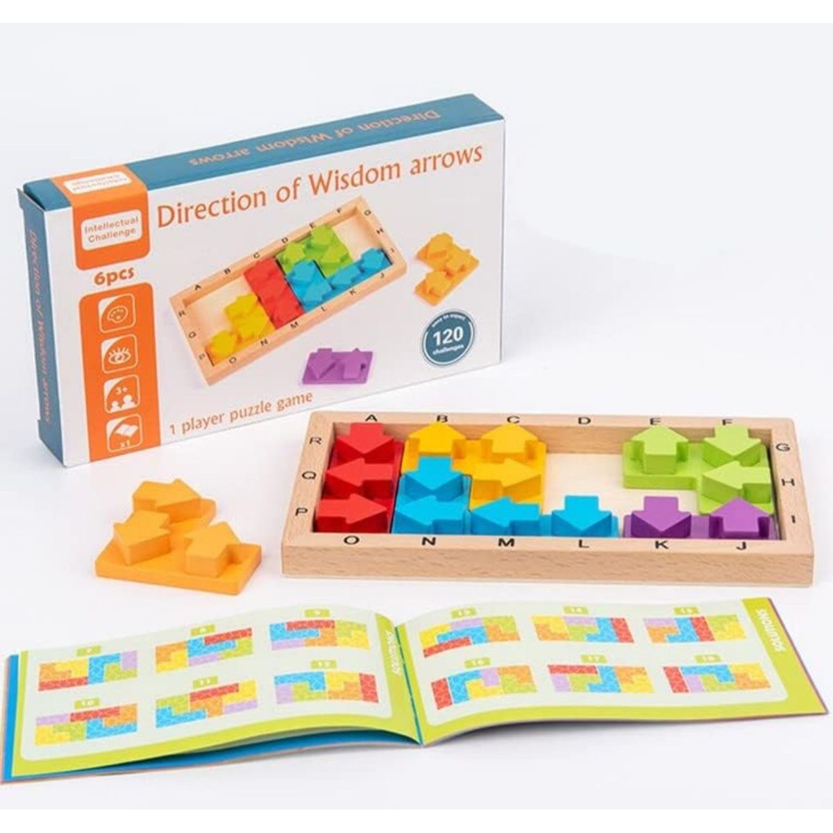 GENERICO - Encaje Portátil De Madera Para Niños Rompecabezas