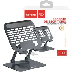 MOTOMO - Soporte para Tablet SO-02 Color Grafito 129 con Giro 360°