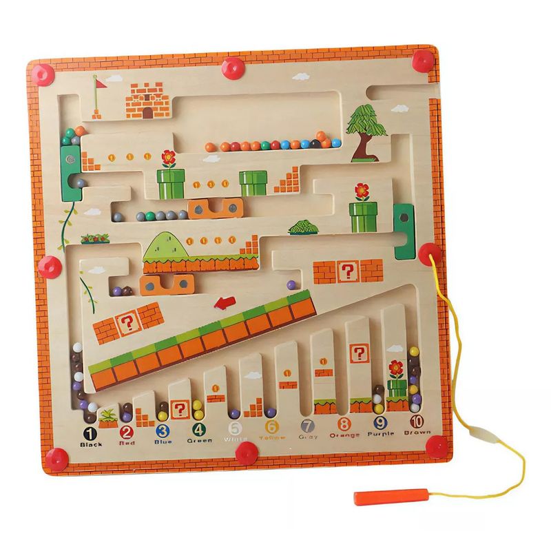 GENERICO - Tablero Magnético De Clasificación De Colores Montessori