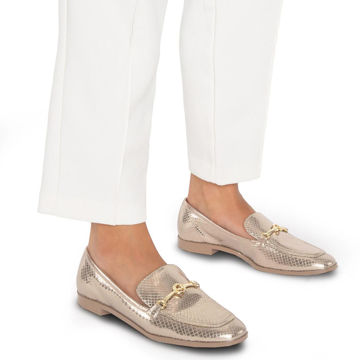 GACEL - Mocasin - Mujer - Trace - Gacel - Dorado