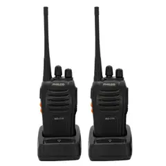 PHILCO - KIT PAR RADIOTRANSMISORES PORTATIL INCLUYE MANOS LIBRES