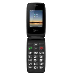MLAB - Teléfono 9204 Senior Phone SOS 4G Lite - Negro