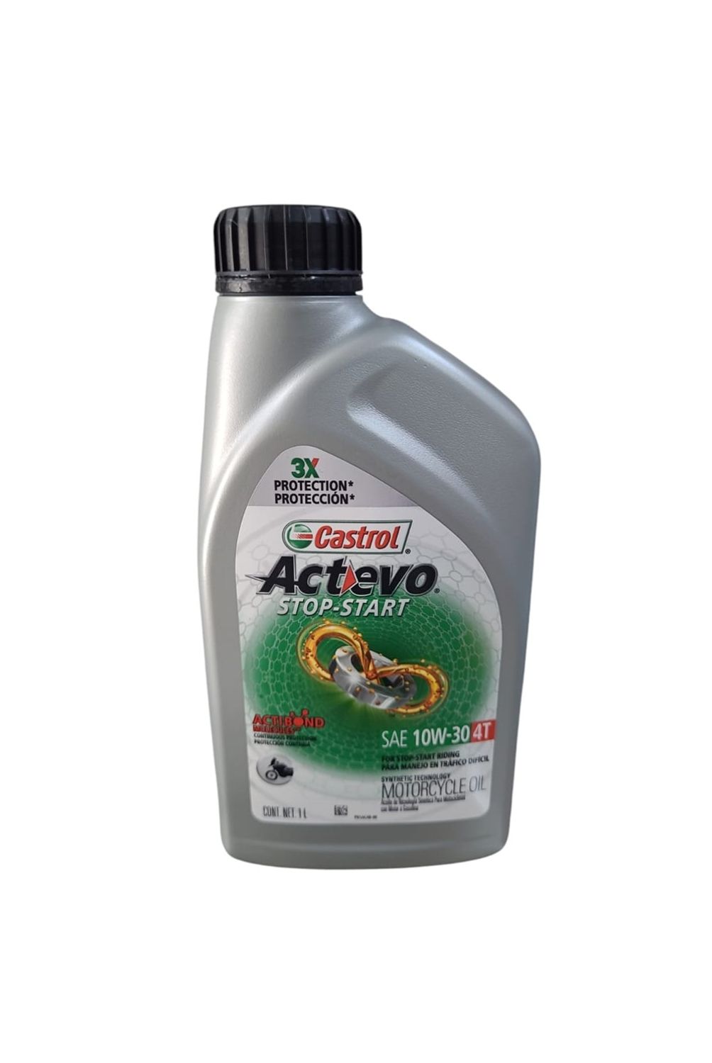 Aceite De Moto Castrol 10w 30 Semi Sintético 4t 1l Original