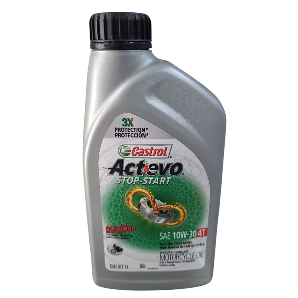 CASTROL - Aceite De Moto Castrol 10w 30 Semi Sintético 4t 1l Original