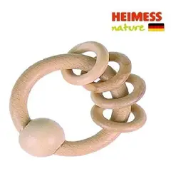 BAUL MAGICO - Juguete Sonajero Madera Natural Heimess B39