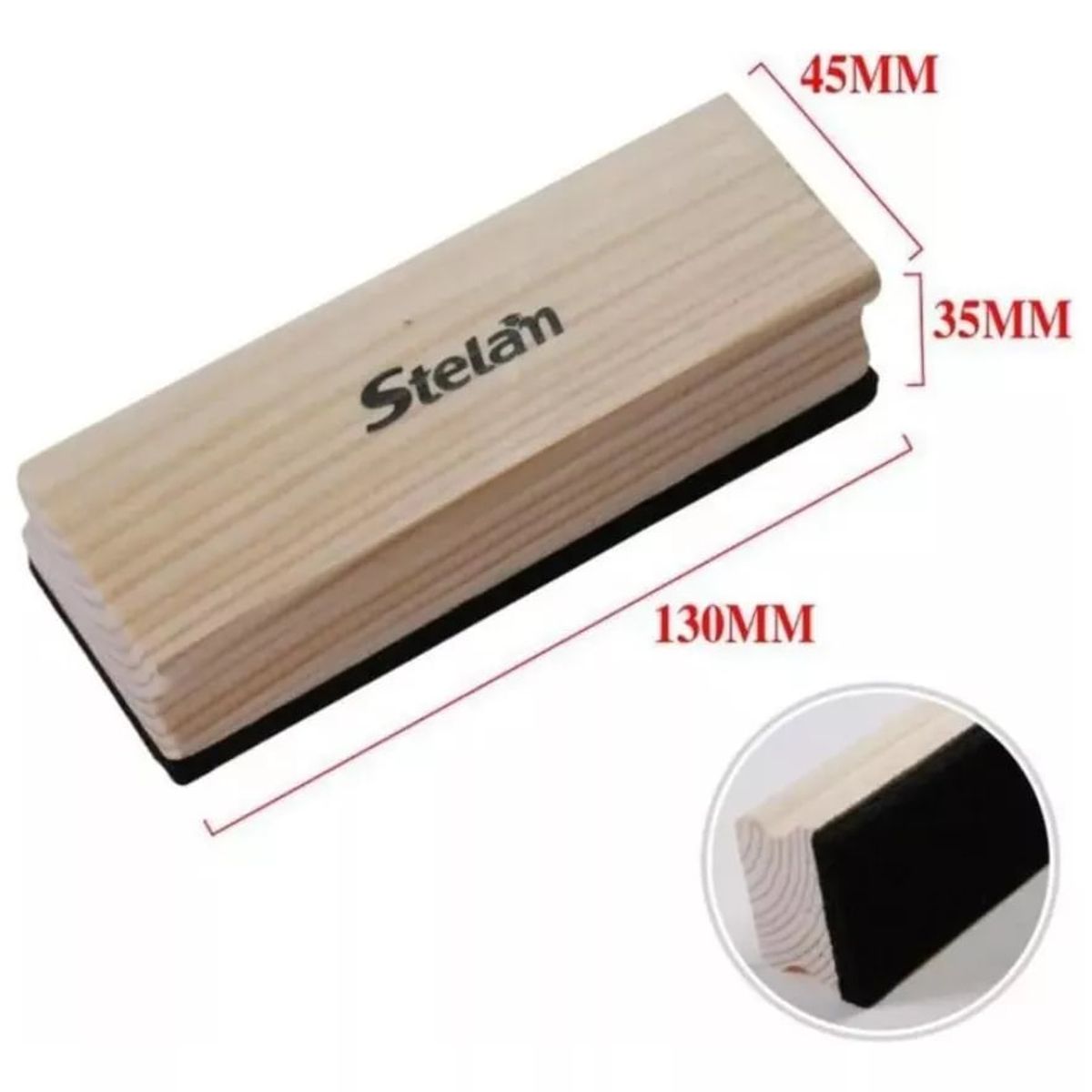 GENERICO - Borrador Para Pizarra De Madera Calidad Premium