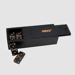 WAYU - Juego De Dominó Caja Madera
