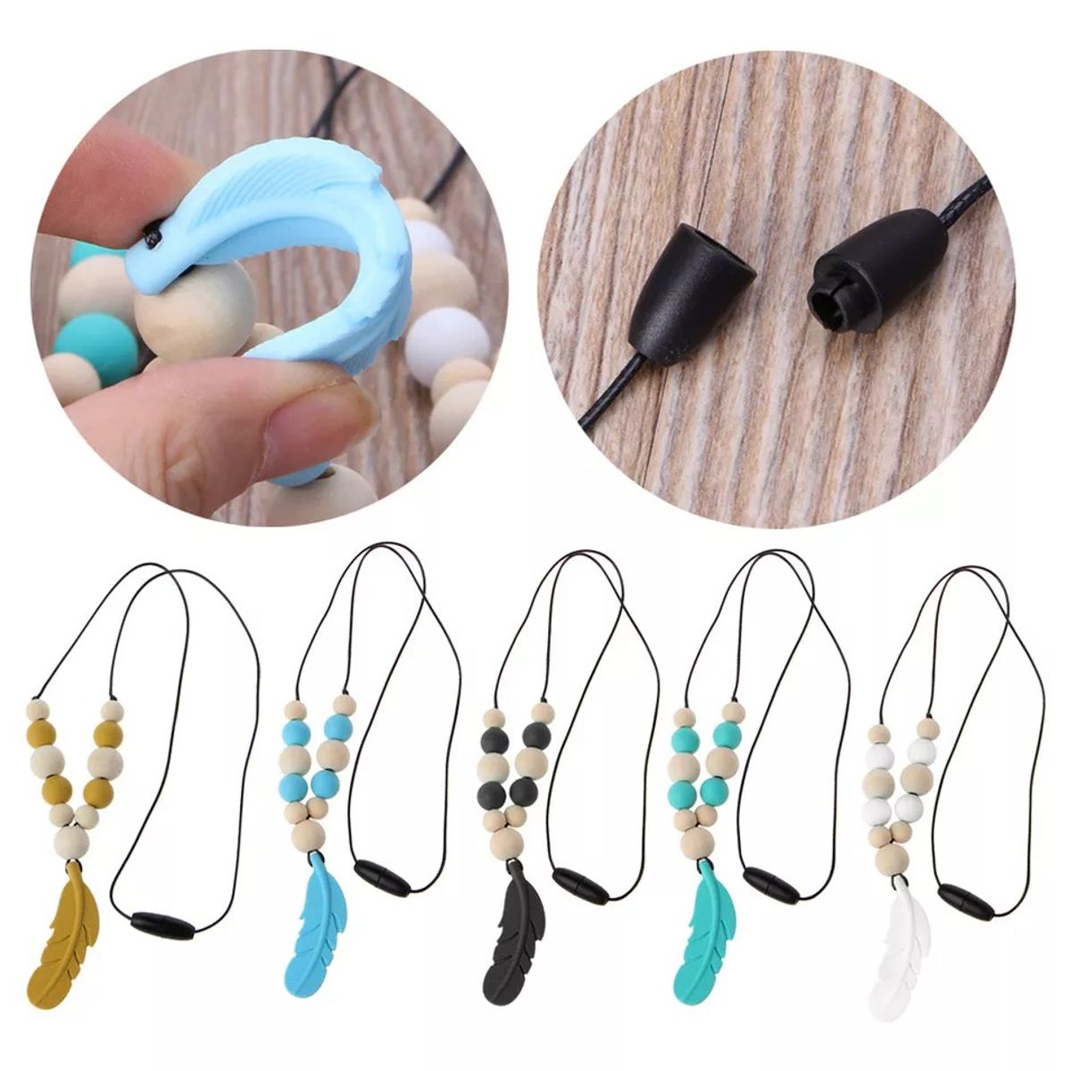 GENERICO - Collar De Lactancia Bebe Dentición Estimulación