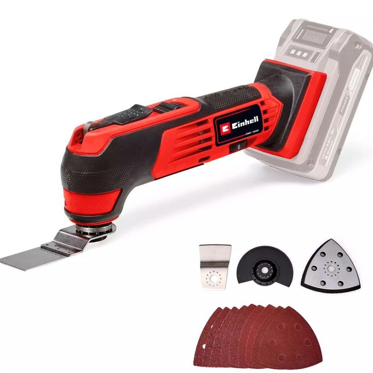 EINHELL - Multiherramienta Oscilante Inal. Einhell TE-MG 181 - Sin Bat.