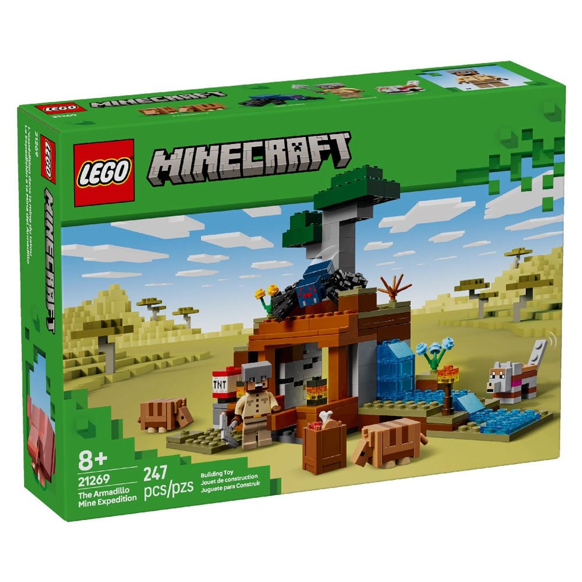 LEGO - LEGO Minecraft La Expedición a la Mina del Armadillo (21269)