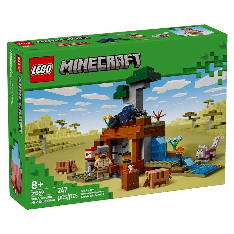 LEGO - LEGO Minecraft La Expedición a la Mina del Armadillo (21269)