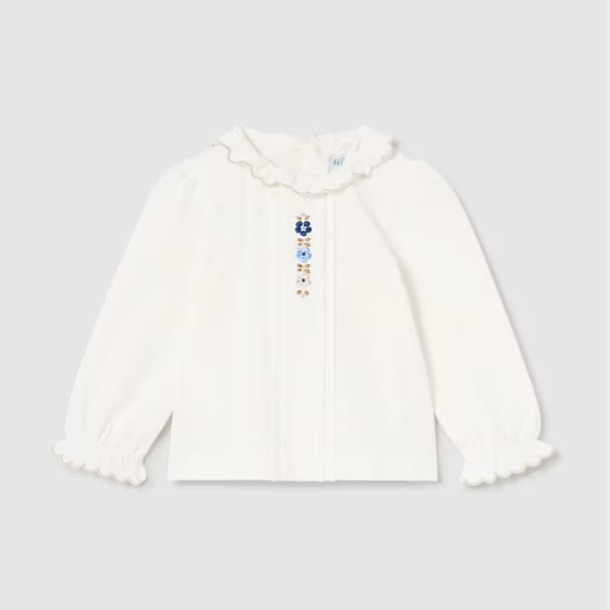 MAYORAL - Blusa flores bordadas bebé_.