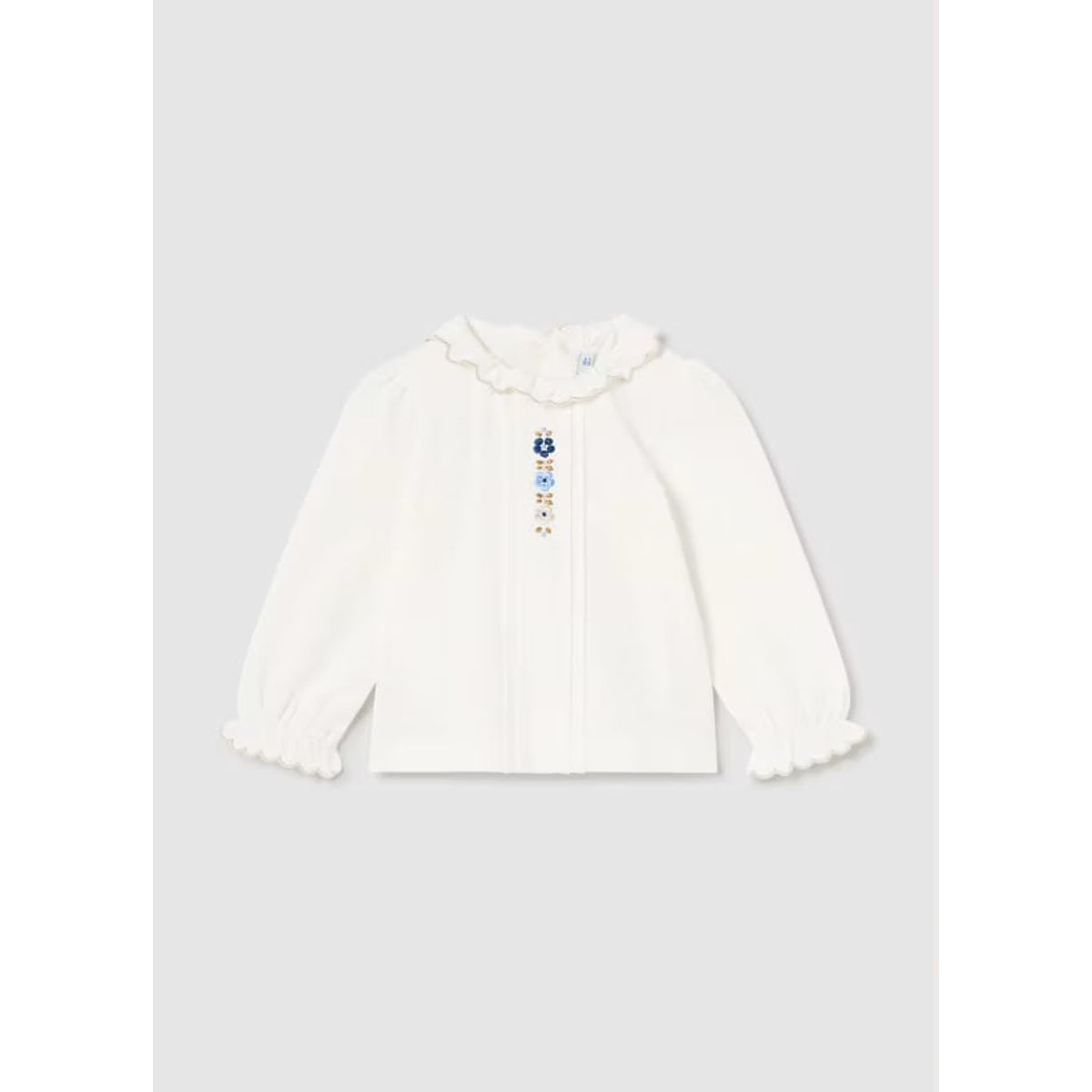 MAYORAL - Blusa flores bordadas bebé_.