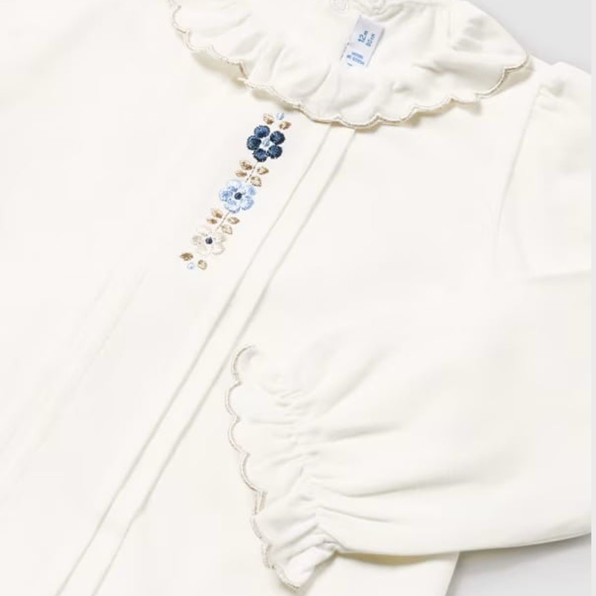 MAYORAL - Blusa flores bordadas bebé_.
